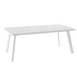 Стол LEON LUX RADIAL-200 со стеклом