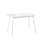 Стол ROUND-120 со стеклом